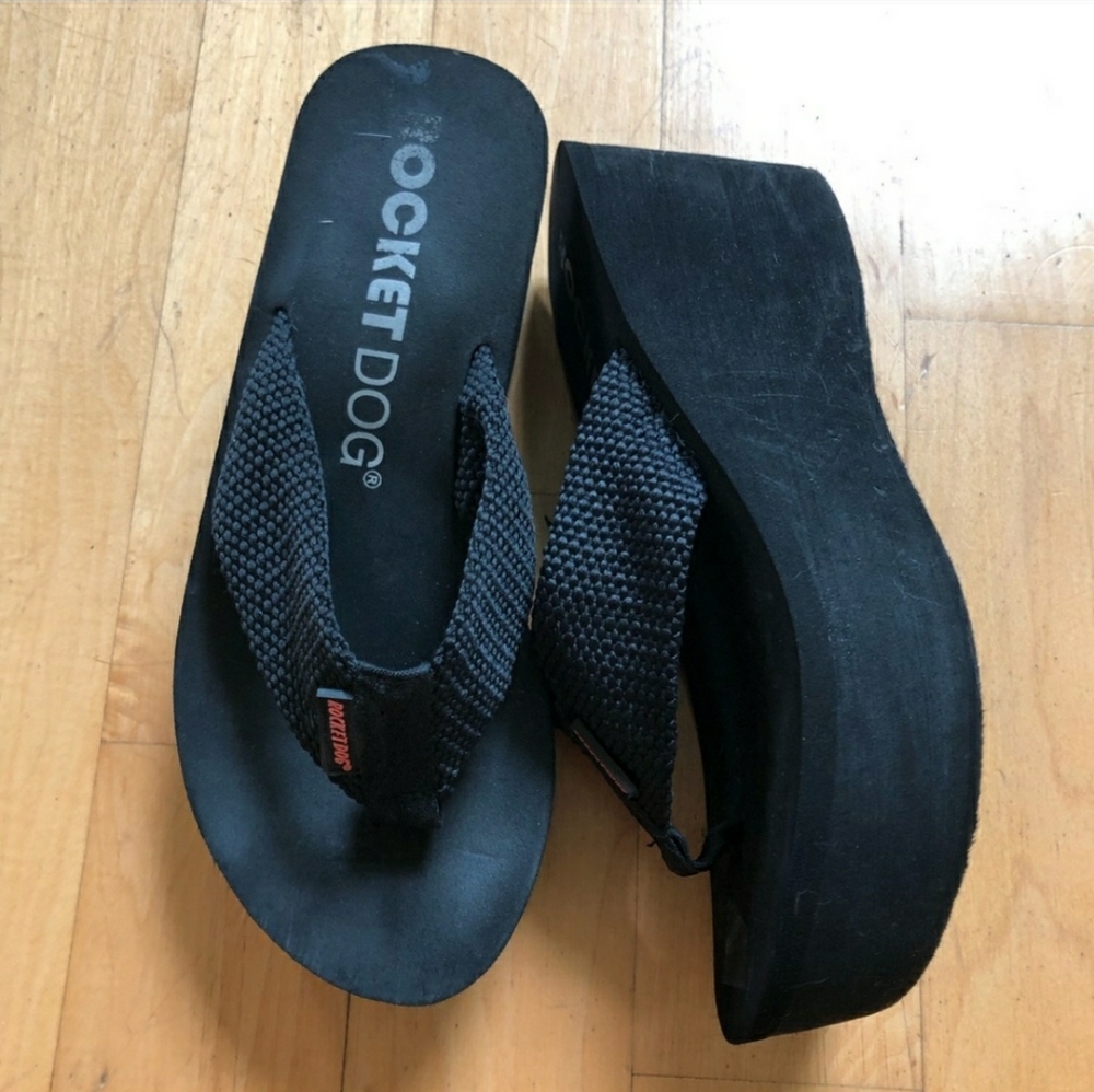 Rocketdog platform flip flops